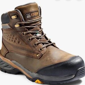 Kodiak Brown and Black Men's Work Boot